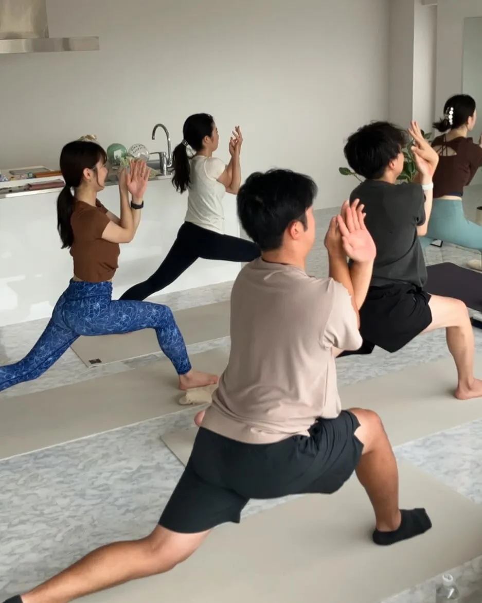 男女ともに楽しくヨガ🧘‍♀️