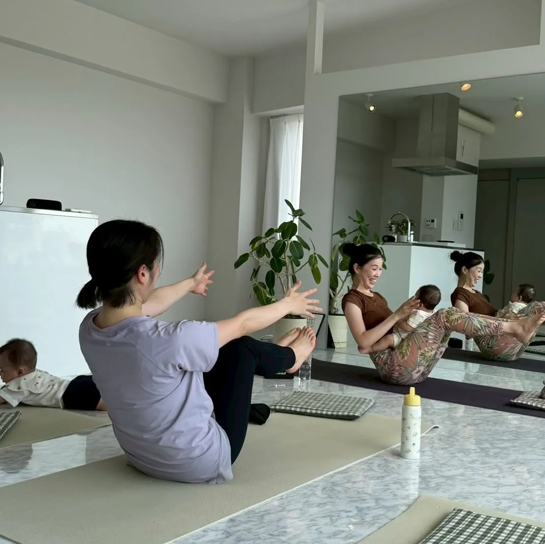 お子様連れヨガ・親子ヨガ😊🌿